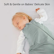 BubblePanda Rayon Made from Bamboo Sleep Sack 0-6 Months 1.0 Tog Newborn | 0-3 Months Sleep Sacks, 3-6 Months Toddler Sleeping Sack, 2-Way Zipper, Soft Baby Wearable Blanket