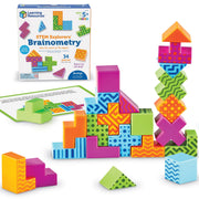 Learning Resources STEM Explorers Brainometry | 3D Puzzle Games for Kids, Kids Travel Games, Brain Teaser Puzzles, Pattern Memory Game, Brain Game Toys, Classroom Toys