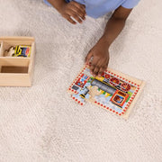 Melissa & Doug 4-in-1 Wooden Vehicle Jigsaw Puzzle 48-Piece Set