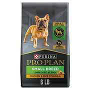Purina Pro Plan Small Breed Dry Dog Food, Shredded Blend, 6 lb Bag