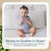 Itzy Ritzy Water-Filled Teethers for Teething Relief, Set of 3 Green Cactus