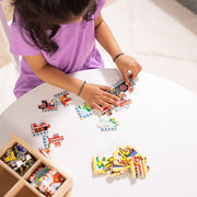 Melissa & Doug 4-in-1 Wooden Vehicle Jigsaw Puzzle 48-Piece Set