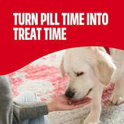 Milk-Bone Pill Pouches, Hickory Smoked Bacon Flavor, 30 Pill Pouches | 7.4-oz. bag, disguise your dog’s pills, fits most capsules and tablets