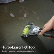 Bissell CleanView Swivel Vacuum, Triple Action Brush Roll, 3836 | Multi-cyclonic suction; extension wand; easy-empty dirt tank; swivel steering for maneuverability