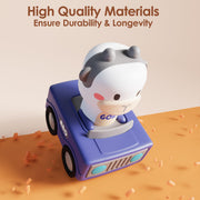 iPlay, iLearn Baby Press to Go Car Toys for Toddlers 1-3, 1 Yr Old Boy Gift | Infant Play Vehicle Set, Push Go Friction Car, Montessori Toy for 6-9-12-18 Months, 1st Birthday Gifts for 1-2 Years Old Girl