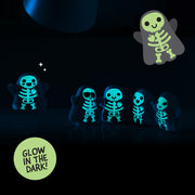 Emotional Support Ghosts, Cuddly Stuffed Animals by Relatable | Halloween Ghost Plush Toys & Cute Stuff, Halloween Gifts for All Ages, Includes 5 Plushies with Basket