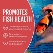 Blue Ridge Cool Water Wheat Koi Fish Food, 3/16" Pellets, 5 lb | Wheat-germ formula, easy cool-water digestion; floats & softens fast; works in auto feeders; vitamins & minerals added