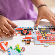 Melissa & Doug 4-in-1 Wooden Vehicle Jigsaw Puzzle 48-Piece Set