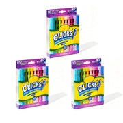Clicks Retractable Markers Pastel