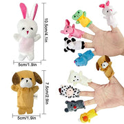Sealive 22-Piece Animal Finger Puppets, Plush Finger Toys for Kids Ages 3+ | for toddler ages 3+, storytelling, pretend play, puppet shows, with 22 soft animal characters for books and classrooms
