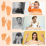 30 pcs Tiny Hands Finger Puppets, Mini Hands Little Small Hands mini Thing Gag Performance Funny Fingers for Puppet Show Gifts Classroom Prizes Party Favors for Kids (7 Styles)
