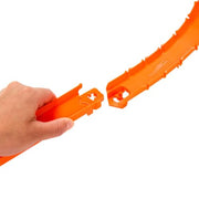 Hot Wheels Track Creator Deluxe Pack & 2 1:64 Scale Toy Cars | Includes 25 Feet of Speed Snap Track & Connectors, Multiple Configurations, 2 Die-Cast Cars (Amazon Exclusive)