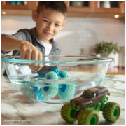 Monster Jam Mud Blasters Grave Digger & Megalodon 2-Pack | Includes 2 Color Change Trucks, Dunk in Water to Reveal Clean Trucks, Exciting Pretend Play, Toys for Ages 3 and Up