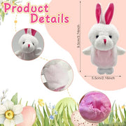 24 PCS Finger Puppets Set Mini Stuffed Animals Finger Puppet Toys for Storytelling Playing Teaching Shows Playtime Schools Birthday Party Gift Favor Supplies