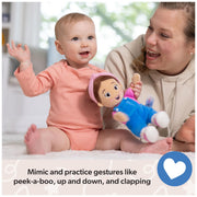 Ms. Rachel Cuddle & Comfort Doll, 11-Inch Soft Plush First Baby Doll | Super-Soft Friend for Hugs & Snuggles, Encourages Pretend Play, Baby Toys for Girls & Boys Ages 6 Months to 3+