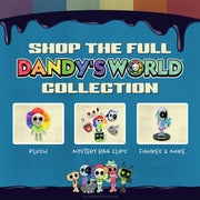 Culture Fly Dandy's World 12" Plush Toys I Officially Licensed Collectable Plush Dolls (Pebble)