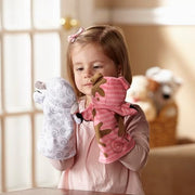 Melissa & Doug Farm Friends Hand Puppets (Set of 4) - Cow, Horse, Sheep, and Pig Soft Puppets for Kids and Toddlers Ages 2+