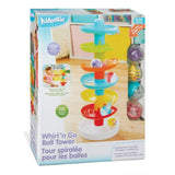 Kidoozie - Whirl 'N Go Ball Tower - Toddler Ball Drop Toy | Drop a ball & watch it spiral, whirl & pop out below - visual tracking & motor practice on joyful repeat, Ages 9-24 Months