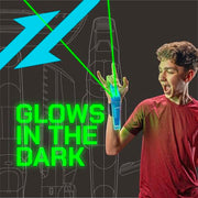 ZipString Aracna Glow-in-the-Dark Webshooter String Launcher Toy | With Travel Box & Fluorescent Strings, For Kids, Teens & Adults, Patented, Reloading, Durable, Superhero Web Shooting Action