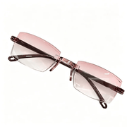 Smart Zoom Diamond-Cut Reading Glasses