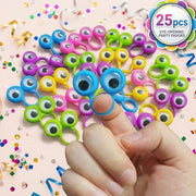 3 OTTERS Finger Puppets for Party Favors, Googly Eye on Rings for Kids | Rave Trinkets Party Favors, Goodie Bag Fillers, Pinata, Carnival, Classroom Prizes Treasure Box