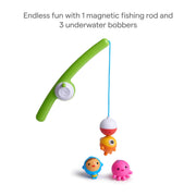 Munchkin® Fishin'™ Magnetic Baby and Toddler Bath Toy, 4pc Set