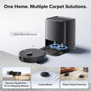 roborock 2026 New Qrevo 2 Pro Robot Vacuum and Mop, 20,000Pa Suction | FlexiArm Edge Mopping, Zero-Tangle, High-Temperature Mop Self-Cleaning, Smart Obstacle Avoidance for Pet Hair & Carpet, Black