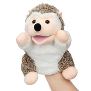 Easfan Hedgehog Hand Puppet with Movable Mouth Plush Toy Gift for Kids 10" | Interactive storytelling, cute stuffed animal, creativity imagination, easter christmas birthday holiday gift, for toddlers
