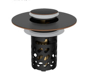 💕Pop-Up Drain Stopper with Large Mesh Basket