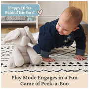 GUND Baby Flappy Elephant 12-Inch Interactive Animated Musical Baby Toy | Talking Elephant with Movements, Musical Toy Teaches Cause-and-Effect and Sings, Promotes Self-Soothing and Tactile Play