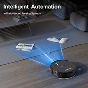 ROPVACNIC Robot Vacuum and Mop Combo 5200Pa Suction Robotic Cleaner | Self-charging, app control, personalized cleaning adjustments, advanced obstacle avoidance, suitable for home use