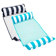 Aqua 4-in-1 Monterey Hammock Pool Float & Water Hammocks – 2-3-4 Multipacks – Multiple Colors/Styles – for Adults and Kids Floating