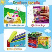 Dr.Rapeti 6 Pack Soft Books, Cloth Book, Bath Book, Baby Book, Crinkle Book