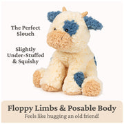 GUND Cozys Collection Cow 10-Inch Stuffed Animal Sensory Toy for Ages 0+ | Soft Tactile Sensory Details Provide Stress Relief; Teaches Nurturing, Emotional Expression and Self-Soothing Skills