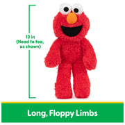 GUND Sesame Street Elmo Take Along Buddy 13-Inch Plush Toy for Ages 1+ | Soft Tactile Sensory Details Promote Pretend Play and Emotional Expression during Early Learning; Thoughtful Toddler Gift