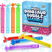 32 Pack Bubble for Kids Party Favors, 8 Style Dinosaur Mini Bubble Wands | Bulk Toys with Gift Box for Carnival Prizes Goodie Bag Stuffers Supplies, Birthday Bath Time Bubbles Blower Toy for Girl Boy