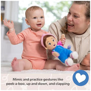 Ms. Rachel Cuddle & Comfort Doll, 11-Inch Soft Plush First Baby Doll | Super-Soft Friend for Hugs & Snuggles, Encourages Pretend Play, Baby Toys for Girls & Boys Ages 6 Months to 3+