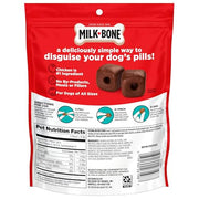 Milk-Bone Pill Pouches, Hickory Smoked Bacon Flavor, 30 Pill Pouches | 7.4-oz. bag, disguise your dog’s pills, fits most capsules and tablets