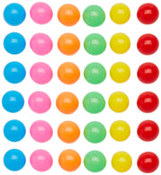 Amazon Basics BPA Free Ball Pit Balls with Storage Bag, Crush-Proof Plastic for Toddlers Kids 12+ Months Play, Phthalate Free, 6 Bright Colors, Pack of 400