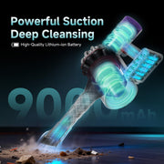 EGR 9000mAh Upgraded Battery Replacement Compatible with Dyson V8 Series | 21.6V Li-ion Battery for V8 Animal/Absolute/Motorhead/Fluffy/SV10 Carbon Fiber Vacuum Cleaners with 2 Filters