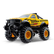 Tonka Steel Classics 4x4 Pickup Truck - Made with Steel & Sturdy Plastic, Yellow Toy Construction Truck, Boys and Girls, Kids, Toddlers, Ages 3+