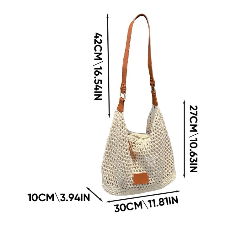 Crochet Hollow Tote Bag