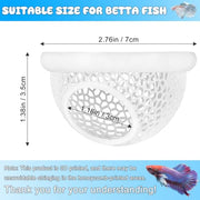 Floating Betta Hide & Shrimp Cave – All-in-One Aquarium Hammock, Feeder, and Safe Resting Spot for Stress-Free Fish Tanks