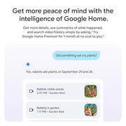 Google Nest Cam Outdoor (Wired, 2nd Gen) - Security Camera - 2025 - Snow | 2K video, motion detection, color night vision, 2-way audio, works with Google Home and Gemini, weather resistant