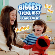 Sesame Street Tickle Me Elmo Giggle Max 18-Inch Interactive Plush Toy | Biggest Tickliest Elmo Ever, Laughing & Shaking Elmo, Holiday Stocking Stuffers, Gifts, Presents, Ages 18 Months+