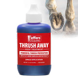 Jeffers Equine Thrush Away 2 oz Iodine Hoof Treatment for Horses | Thrush Care for Frog & White Line, Suitable for Pads, Stable, Ranch & Farm Hoof Maintenance, Wet Dry Conditions, USA Made