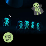 Emotional Support Ghosts, Cuddly Stuffed Animals by Relatable | Halloween Ghost Plush Toys & Cute Stuff, Halloween Gifts for All Ages, Includes 5 Plushies with Basket