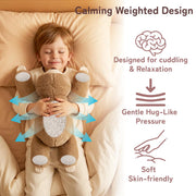 Niuniu Daddy Weighted Stuffed Animals, 20 in 3.3 lbs, Sloth Calming Plush | Heavy sensory lap pad, lying body pillow for sleeping, machine wash, huggable gift for kids and adults