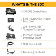Humminbird XPLORE Series GPS Fish Finder MEGA Side Imaging+ & HD Touchscreen Display