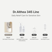 Dr.Althea 345 Relief Cream, 1.69 Fl Oz (Ver.2 - Pack of 1) | Instant Hydration, Blemish & Post-Acne Vegan Face Moisturizer for Sensitive Skin